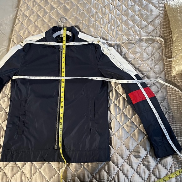 ANTONY MORATO {XS} Navy Blue Windbreaker with Nautical White & Red Detail - Picture 10 of 14